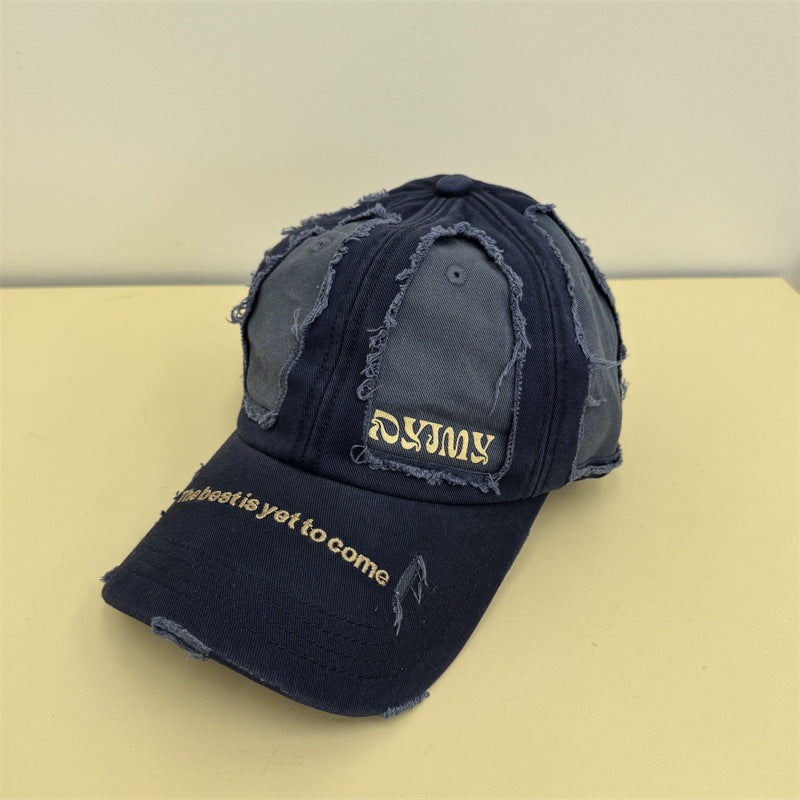 Men's Distressed Vintage Graphic Baseball Cap Bowlift