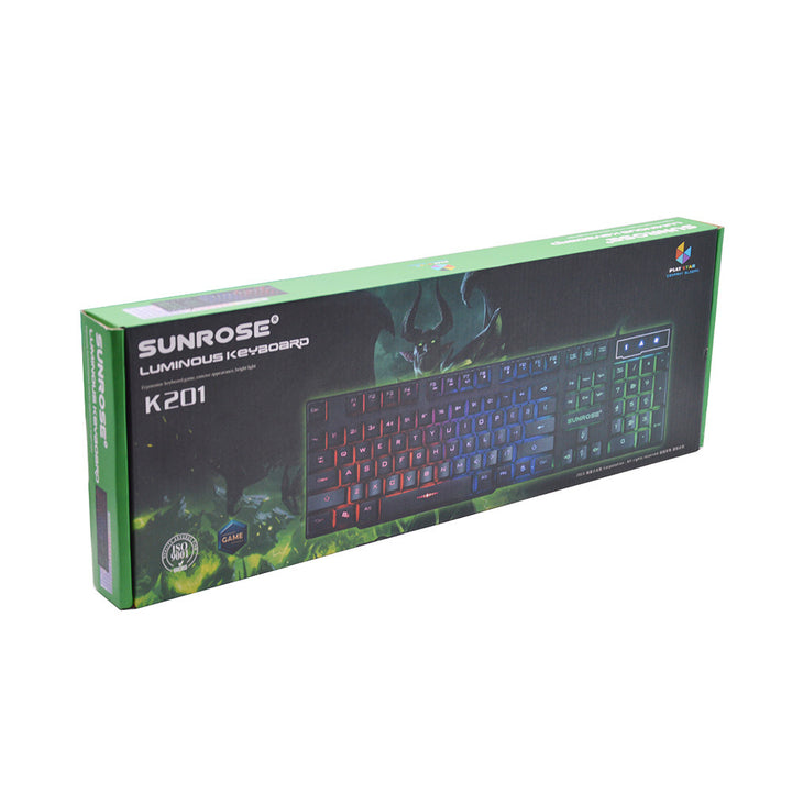 RGB Backlit Gaming Keyboard with Precision Switches Bowlift