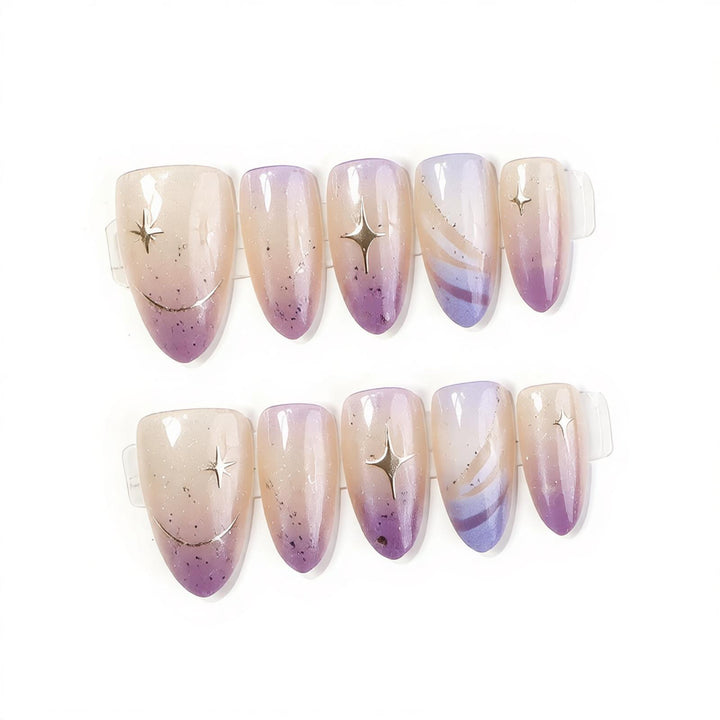 Artistic Ombre Press-On Nail Set Bowlift