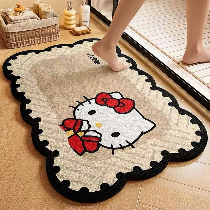Cute Cartoon Bath Mat Bowlift