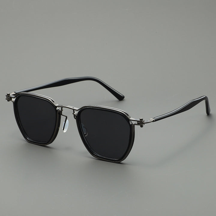 Men's Polarized Geometric Sunglasses Bowlift