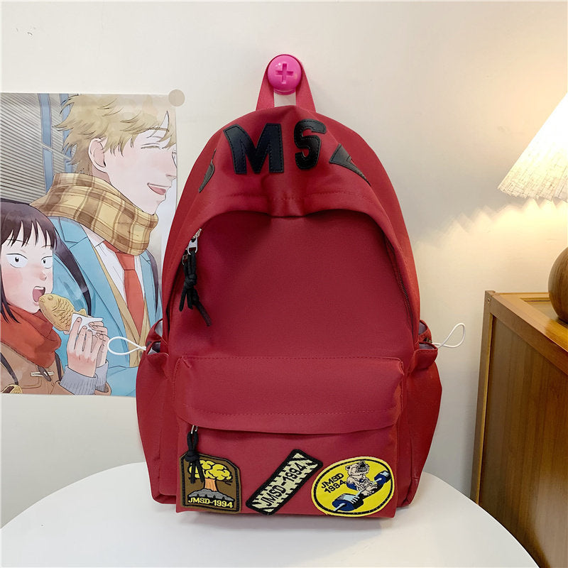 Artistic Patchwork Backpack Bowlift