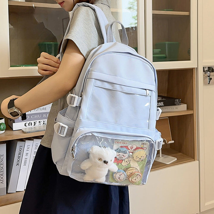 Clear Front Multi-Pocket Backpack Bowlift