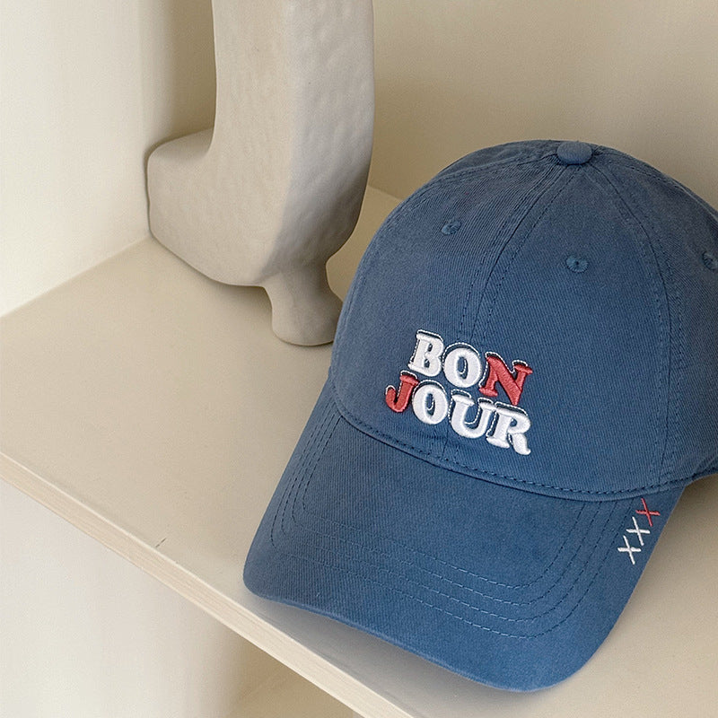 Men's Casual Cotton Embroidered Baseball Cap Bowlift
