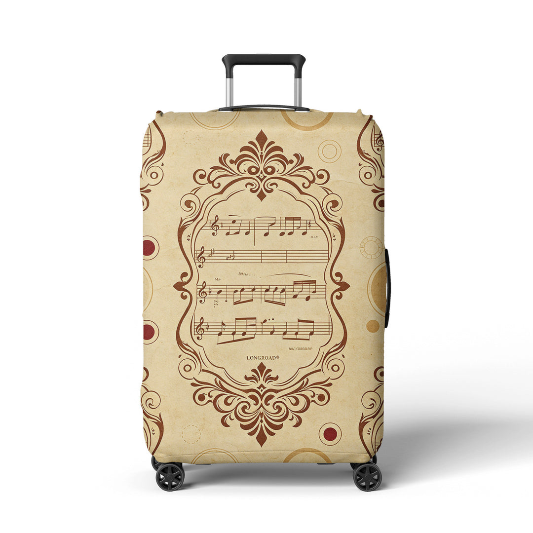Women's suitcase with unique hand-drawn design Bowlift