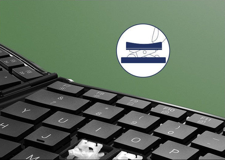 Portable Folding Bluetooth Keyboard Bowlift