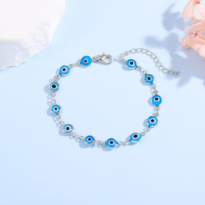 Decorative Evil Eye Charm Bracelet Bowlift