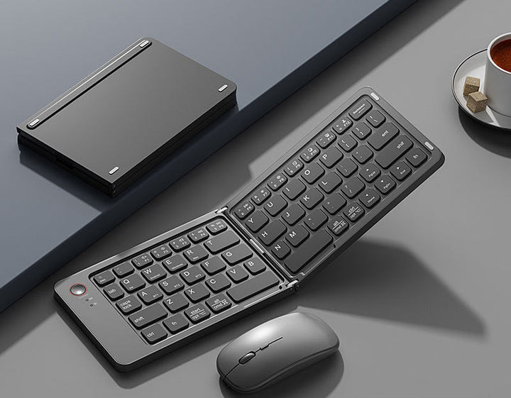 Foldable Bluetooth Keyboard and Mouse Combo Bowlift
