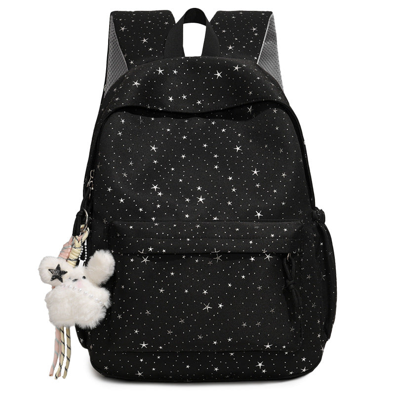 Starry Print Fashion Backpack Bowlift