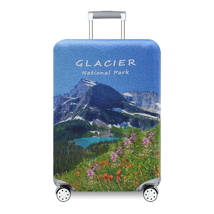 Unisex nan Kids Luggage Cover for Hard Shell Suitcases with Fun Space Design made of Elastic Polyester-Spandex Bowlift
