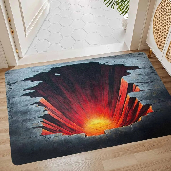 3D Optical Illusion Entrance Mat