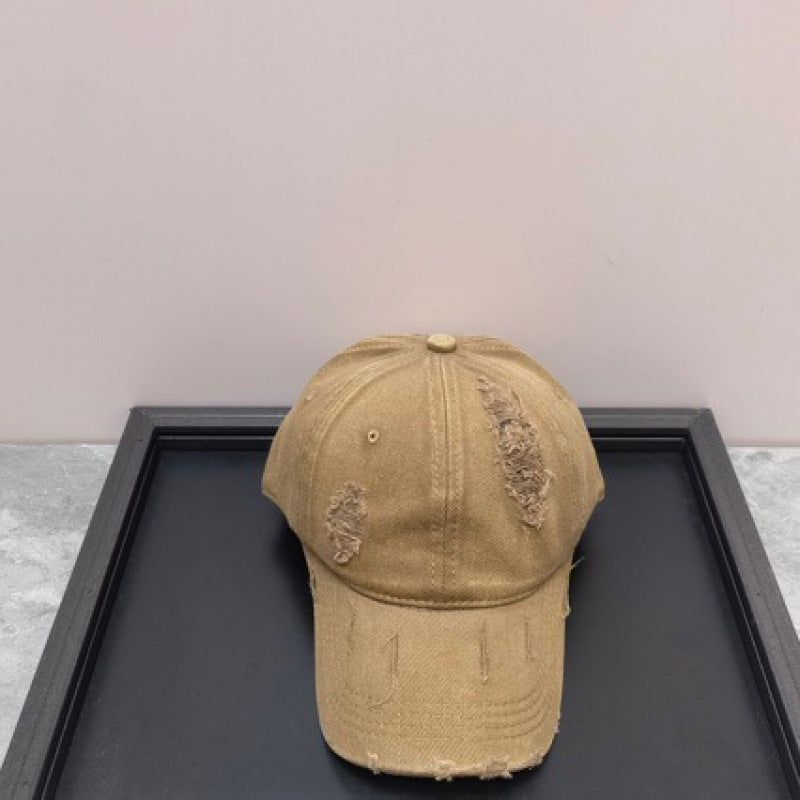 Women's Distressed Vintage Baseball Cap Bowlift
