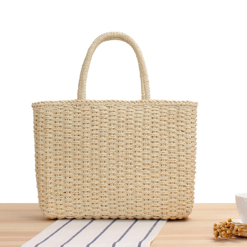 Handbag Made of Durable Natural Woven Material Bowlift