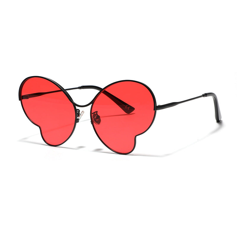 Women extravagantly designed butterfly sunglasses Bowlift