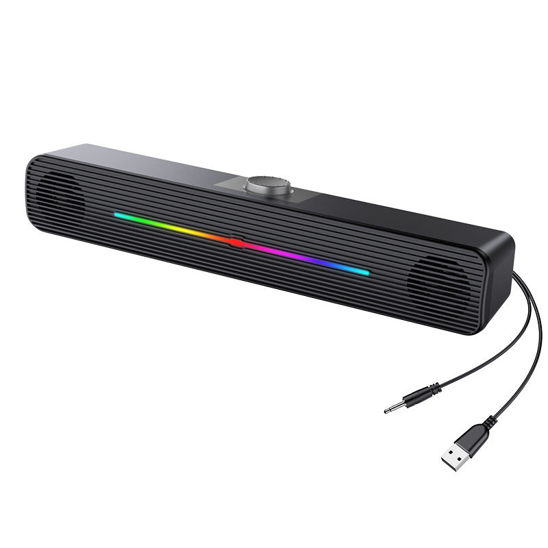 Compact RGB Multimedia Sound Bar Bowlift