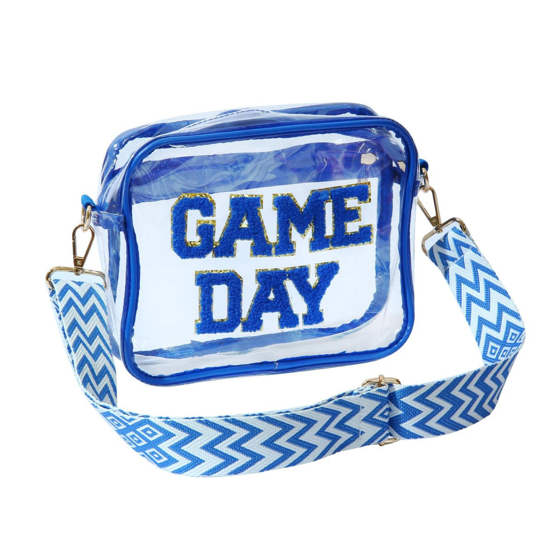 Transparent crossbody bag with stylish Game Day print Bowlift