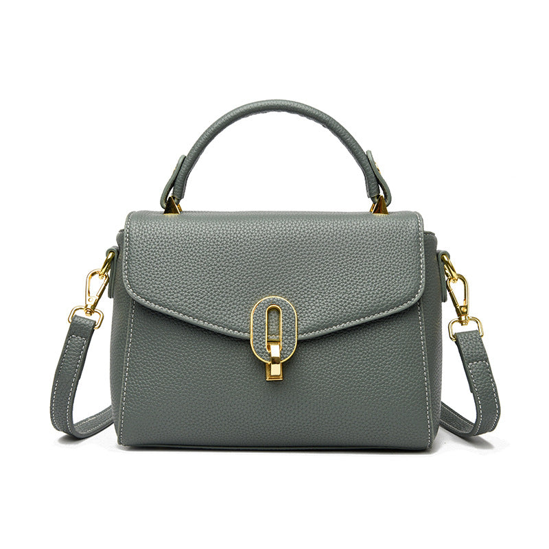 Elegant Structured Top-Handle Handbag Bowlift