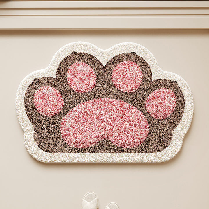 Cat Paw Shaped Floor Mat Bowlift