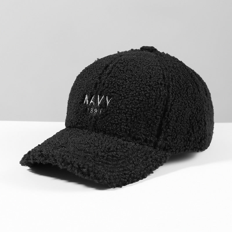 Women's Fluffy Sherpa Baseball Cap Bowlift
