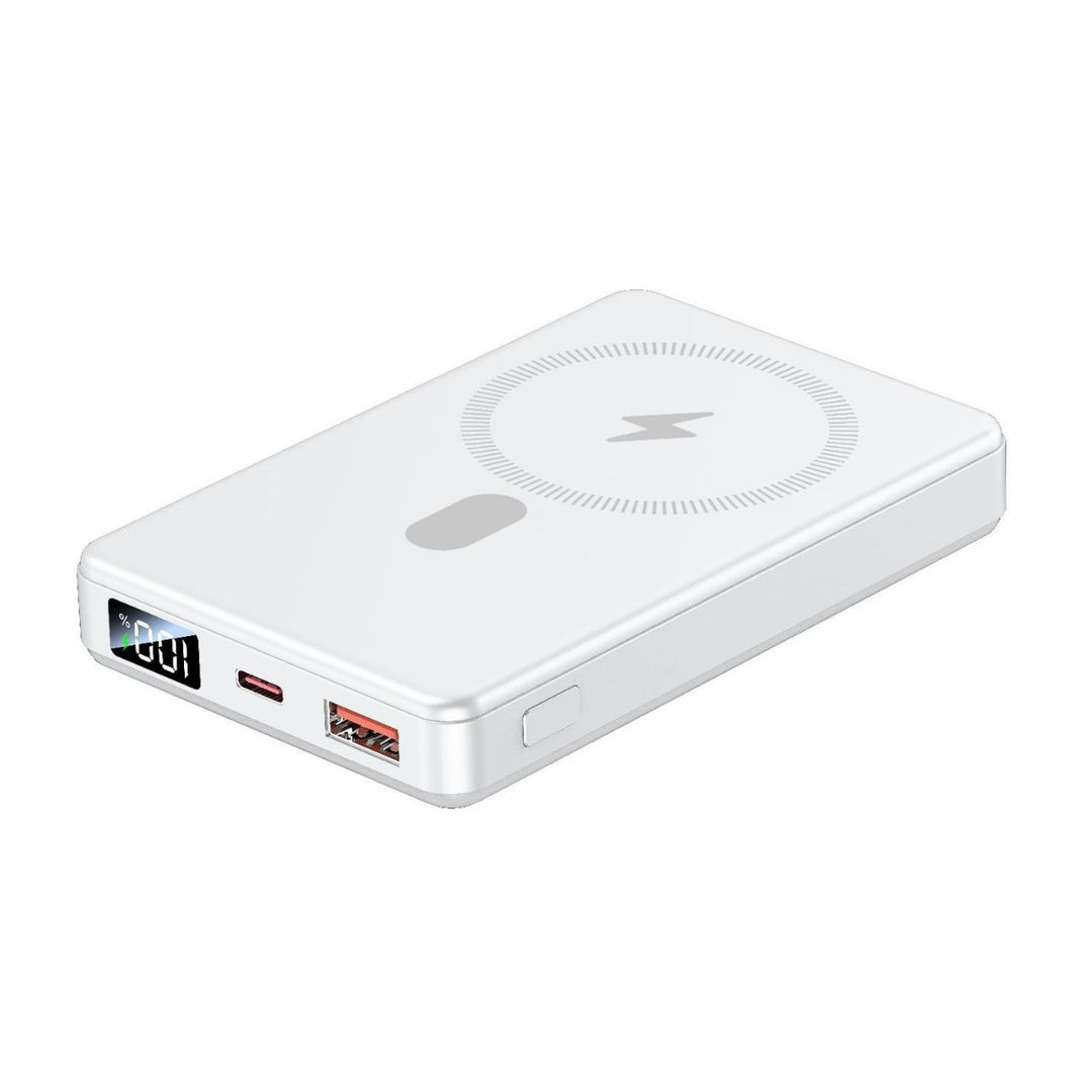 Portable power bank with state-of-the-art induction charging and digital display Bowlift