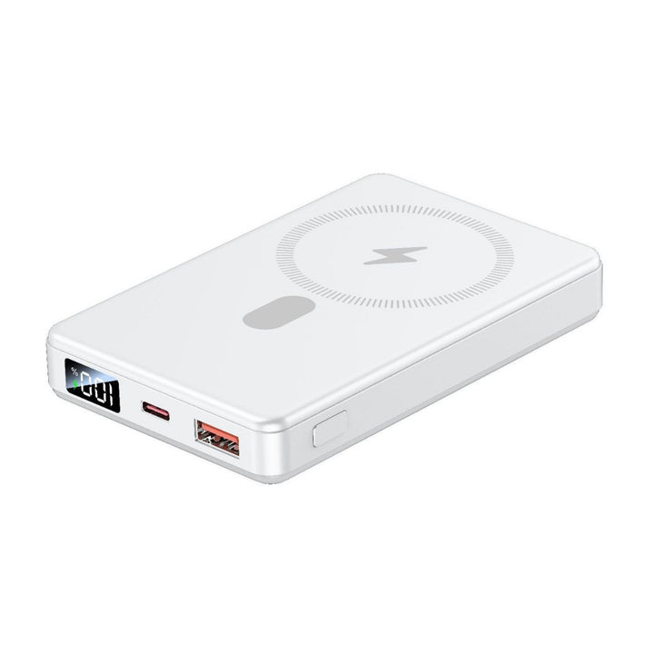 Portable power bank with state-of-the-art induction charging and digital display Bowlift