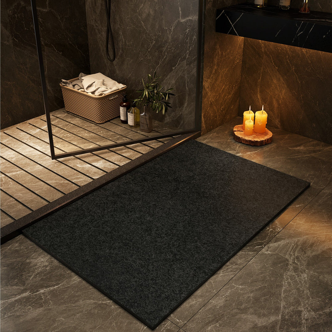 Geometric Patterned Non-Slip Bath Mat Bowlift