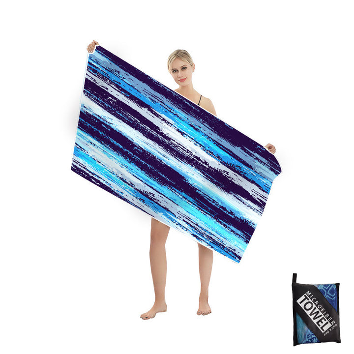 Beach towel with artistic mandala design Bowlift