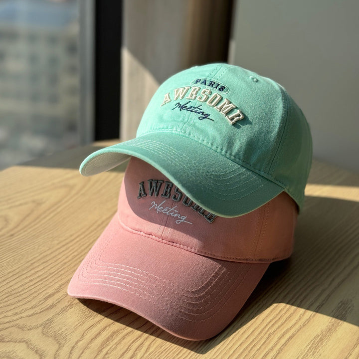 Women's Vintage-Inspired Adjustable Baseball Cap Bowlift