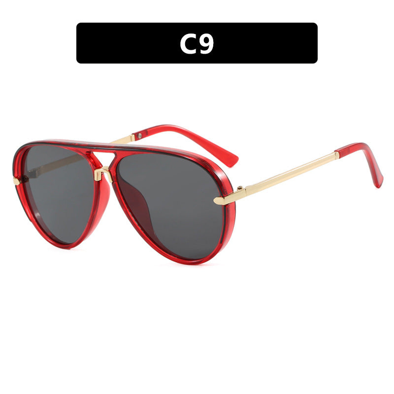 Women's fashion pilot sunglasses with elegant metal accents Bowlift