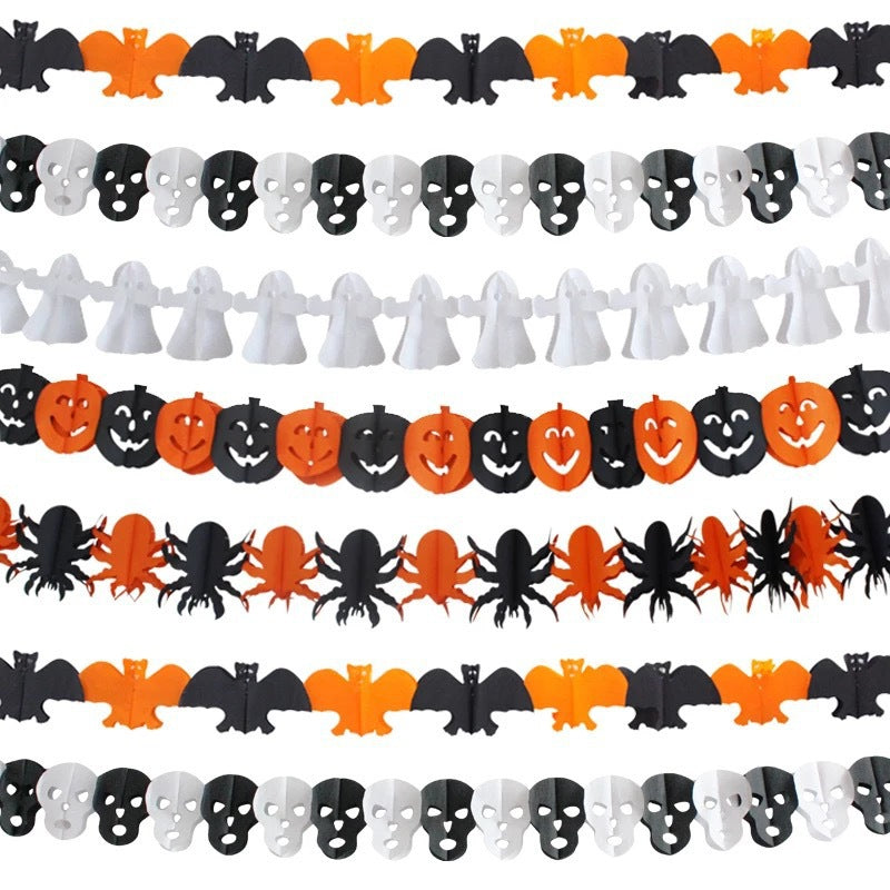 Decorative Halloween Bat Garland Bowlift