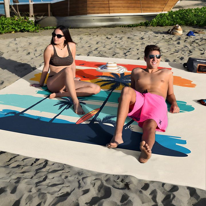 Mandala Design Beach Mat Bowlift