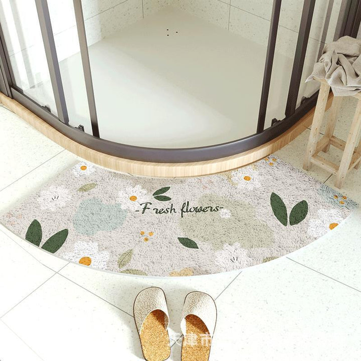 Cozy Curved Bath Mat Bowlift