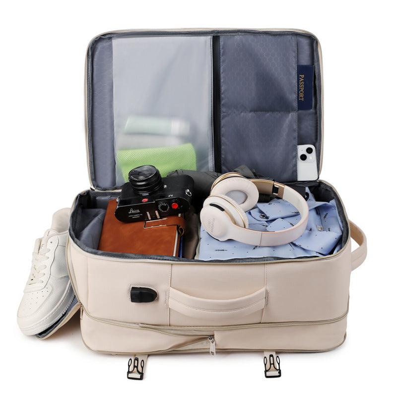 More modern compact backpack with ergonomic design and multifunctional compartments Bowlift