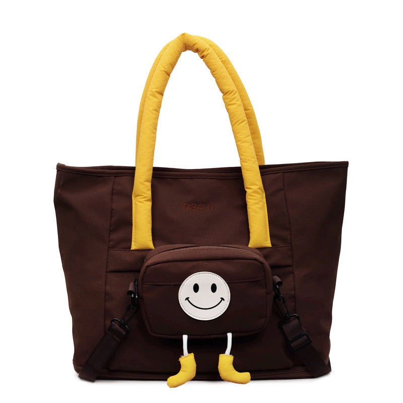 Stylish Multi-Compartment Tote Bag