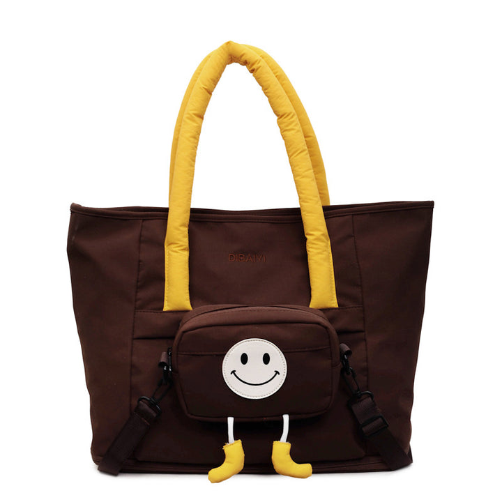 Stylish Multi-Compartment Tote Bag