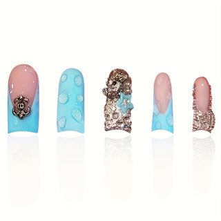 Decorative Press-On Nail Art Set Bowlift