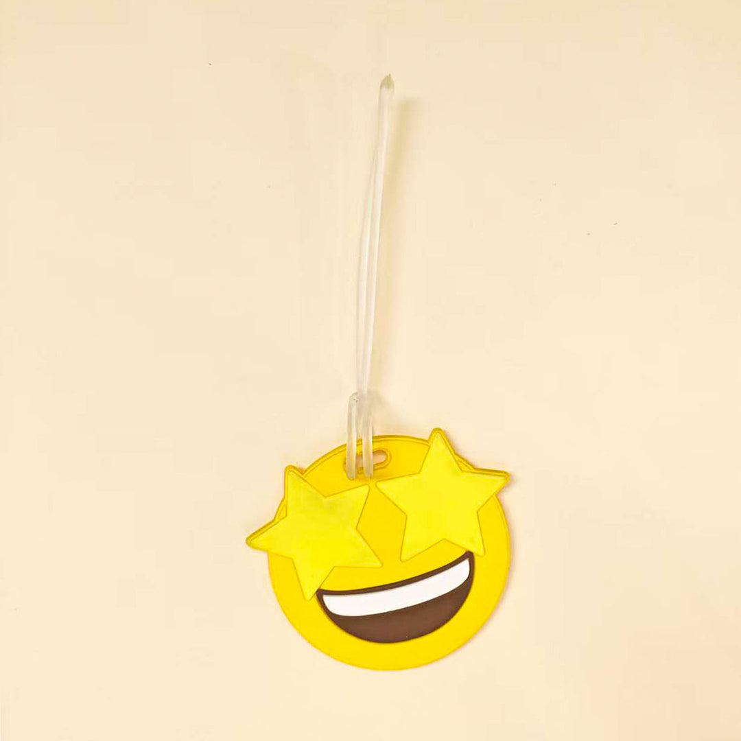 Unisex Luggage Tag in Emoji Design Bowlift