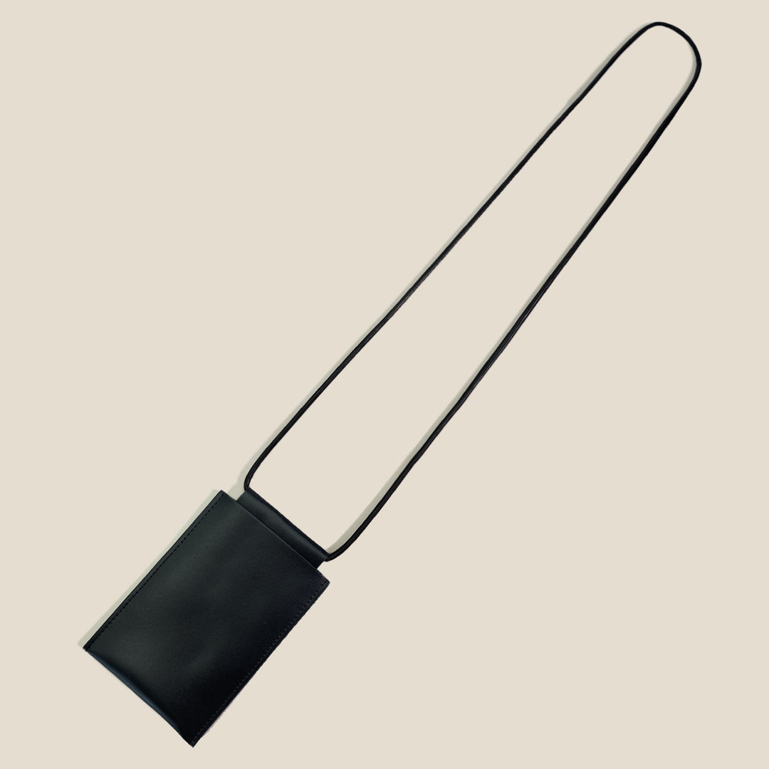 Leather Crossbody Card Holder Bowlift