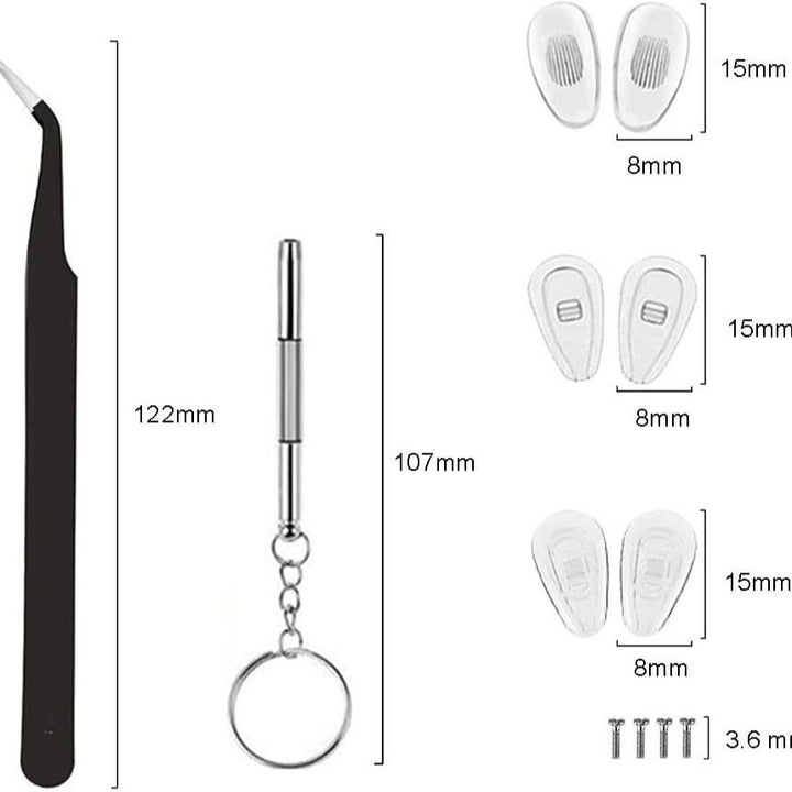 Complete Eyewear Repair Kit Bowlift