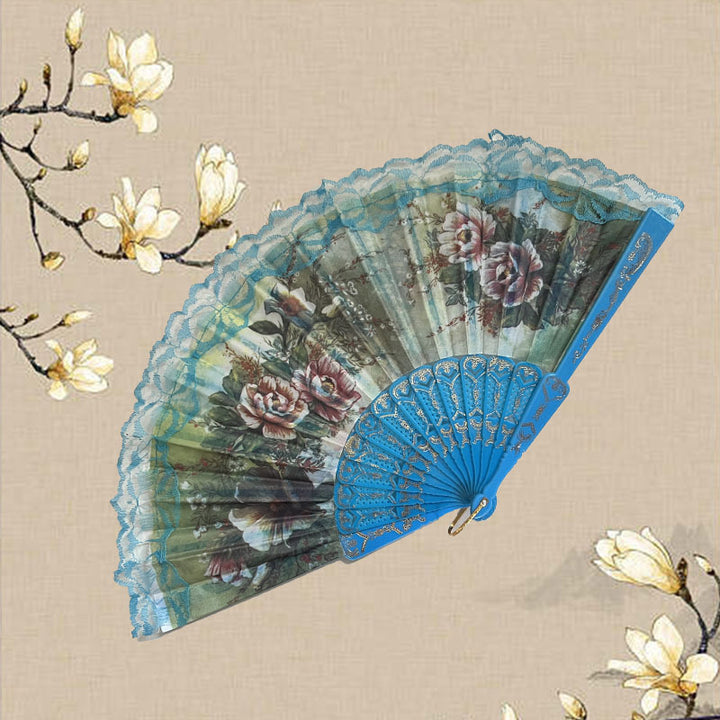 Ladies Elegant Hand Fan Bowlift