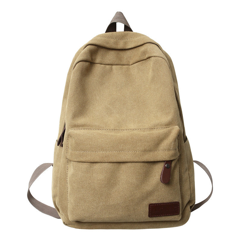 Canvas School Backpack Bowlift
