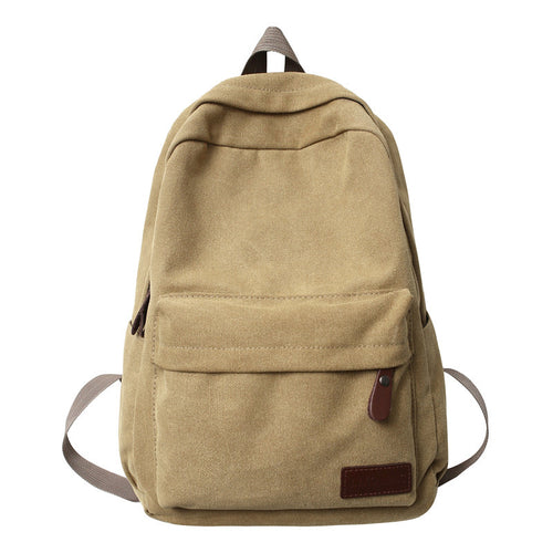 Canvas School Backpack Bowlift