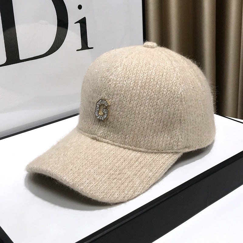 Women's Elegant Textured Fleece Baseball Cap Bowlift