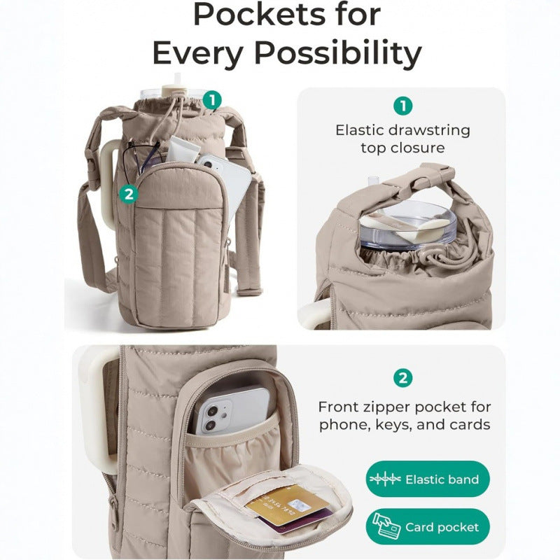 Multifunctional Insulated Bottle Bag Bowlift