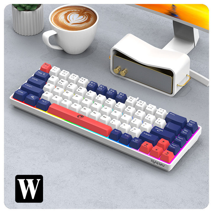 Compact Wireless Mechanical Keyboard Bowlift