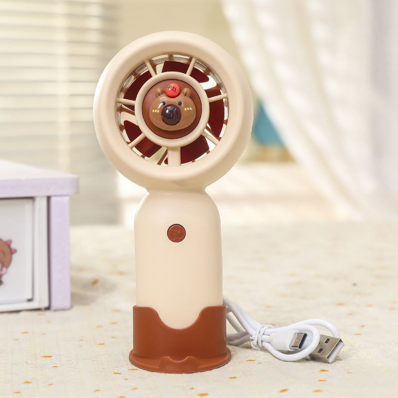 Women's portable hand fan with powerful battery and ergonomic design Bowlift