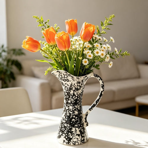 Decorative Floral Pitcher Bowlift
