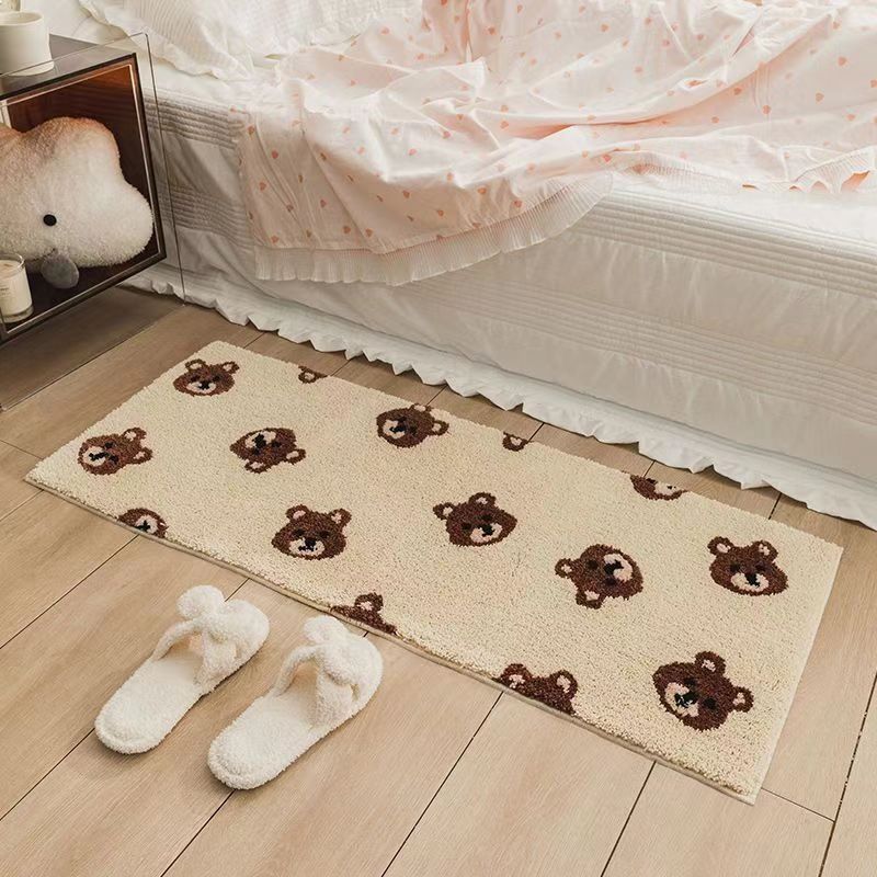 Cute Bear-Themed Floor Mat Bowlift
