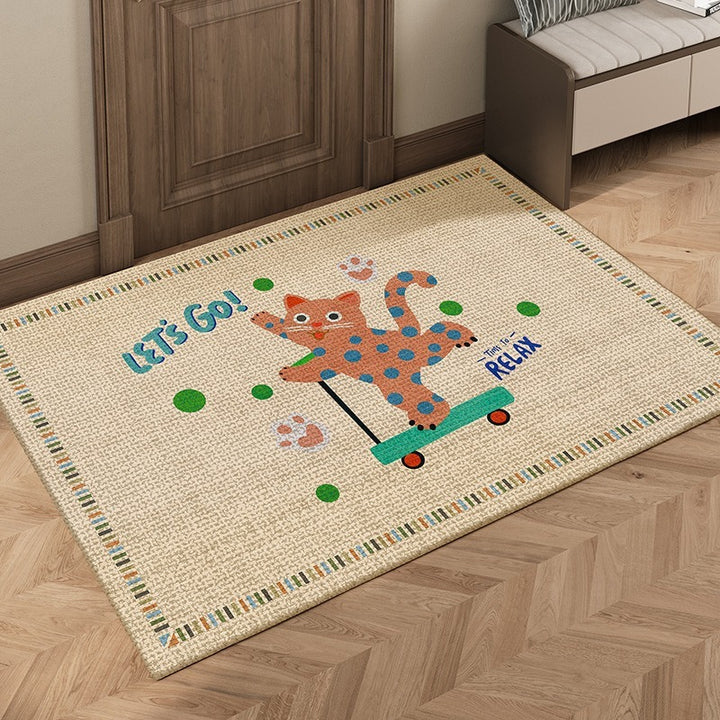 Astronaut-Themed Decorative Area Rug Bowlift
