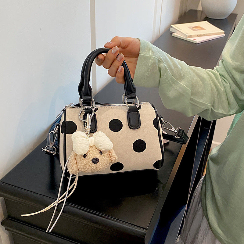 Playful Polka Dot Mini Handbag Bowlift